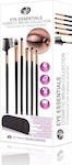 Rio Synthetic Make Up Brush Set Eye Essentials Cosmetic Collection 6pcs