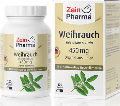 Zein Pharma Weihrauch Boswelia Serrata 450mg 120 capace