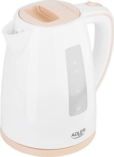 Adler Βραστήρας 1.7lt 2200W Λευκός