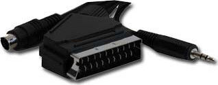 Gembird Καλώδιο Scart-Stecker - S-Video-Stecker 15m Schwarz CCV-4444-15M
