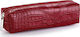 Bombata Cocco Pencil Case Barrel with 1 Compartment Red