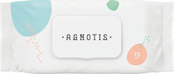 Agnotis Baby Υποαλλεργικά Μωρομάντηλα χωρίς Parabens & Οινόπνευμα 72τμχ