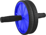 Iso Abdominal Wheel Black with Anti-Slip Handles & Mat