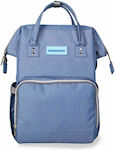 Kikka Boo Wickeltasche-Wickelrucksack Siena Light Blue 27x21x42cm.