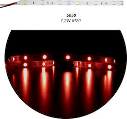 Adeleq Ταινία Led 5050 12V IP20 Κόκκινο 5m