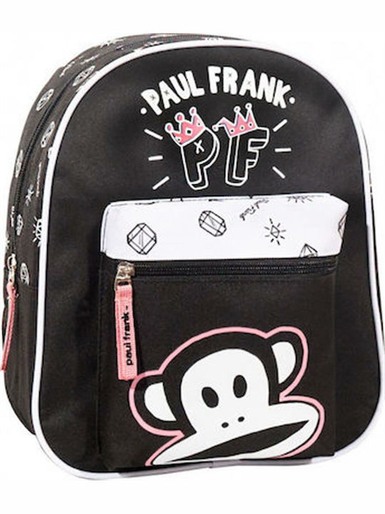 Paul Frank Crown Σχολική Τσάντα Πλάτης Νηπιαγωγείου σε Μαύρο χρώμα