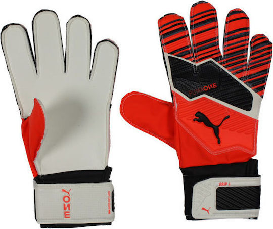 PUMA One Grip 4 Adults Goalkeeper Gloves Red