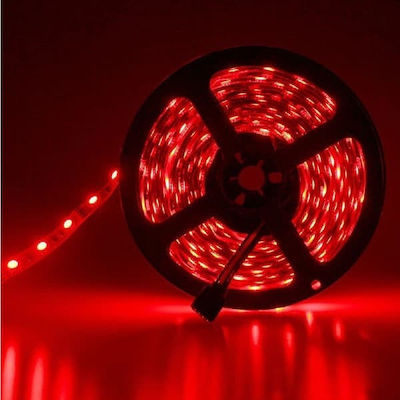 Adeleq LED Strip Power Supply 12V with Red Light Length 5m and 60 LEDs per Meter SMD3528