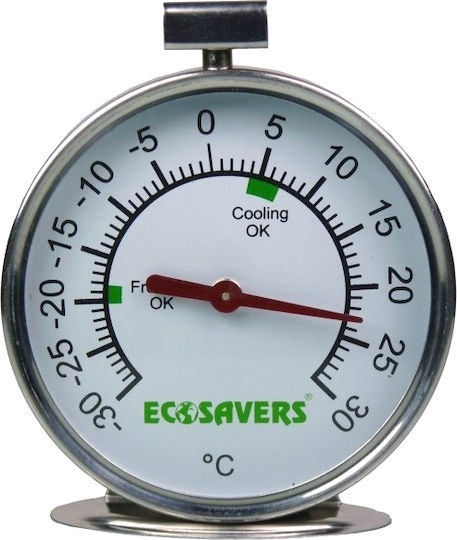 Ecosavers Αναλογικό Θερμόμετρο Ψυγείου -30°C / +30°C Ecosavers Αναλογικό Θερμόμετρο Ψυγείου -30°C / +30°C
