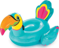 Bestway Toucan Kids Inflatable Ride On with Handles Turquoise 207cm