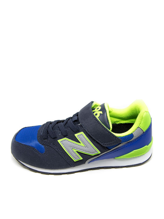 Classic Kids Sports Shoes Running with Hoop & Loop Closure Navy Blue