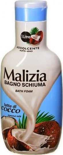 Malizia Latte Di Cocco Creamy Revitalizing Bubble Bath 1000ml
