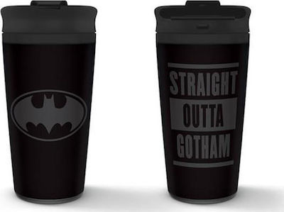 Pyramid International Batman (Straight Outta Gotham) Glass Thermos Stainless Steel Black 450ml