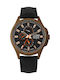 Superdry Marshal Men's Watch 45mm Chronograph Battery with Blue Leather Strap