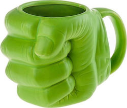 Κούπα Marvel Avengers - Hulk Shaped Mug 300ml Κεραμική 300ml