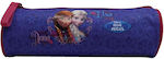 Bagtrotter Frozen Anna & Elsa Pencil Case Barrel with 1 Compartment Blue