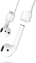 Ancus Magnetic Anti-Verlust-Gurt in Weiß Farbe für Apple AirPods