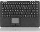 KeySonic KSK-5230 Tastatur mit Touchpad Englisch US