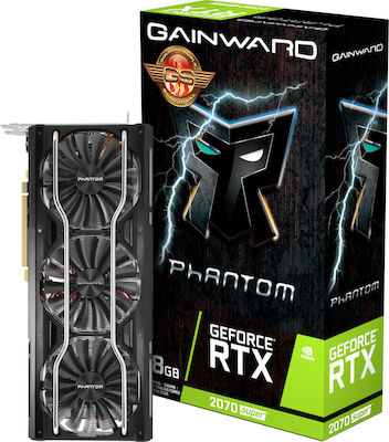 Gainward GeForce RTX 2070 Super 8GB GDDR6 Phantom GS Κάρτα Γραφικών PCI-E x16 3.0 με HDMI και 3 DisplayPort