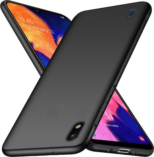 Soft Back Cover Σιλικόνης Μαύρο (Galaxy A10)