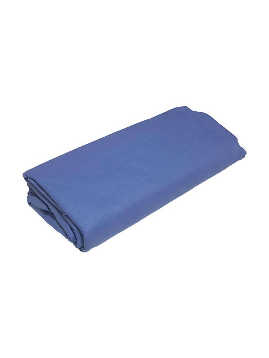 Le Blanc Cotton Line Set of Pillowcases with Envelope Cover Blue 50x70cm