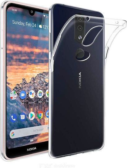 Hurtel Задна корица Силикон 0.5мм Прозрачен (Nokia 4.2)