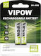 Vipow Επαναφορτιζόμενες Μπαταρίες AAA Ni-MH 900mAh 1.2V 2τμχ