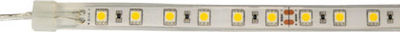 VK Lighting Wasserdicht LED Streifen Versorgung 12V mit Warmes Weiß Licht Länge 5m und 60 LED pro Meter SMD5050