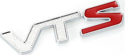 Adhesive Badge for Car Chromium VTS Citroen 10 x 2.5cm