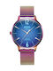 Welder Watch with Purple Metal Bracelet WRS645