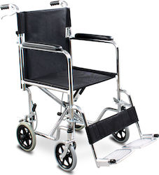 Alfa Care Transfer Rollstuhl Klappbar Einfacher Typ 38cm AC-41 Silber