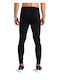 Saucony Riversi Run Herren Sportleggings Kompression Lang Schwarz