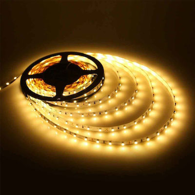 Lucas LED Strip Power Supply 12V with Yellow Light Length 5m and 60 LEDs per Meter SMD3528