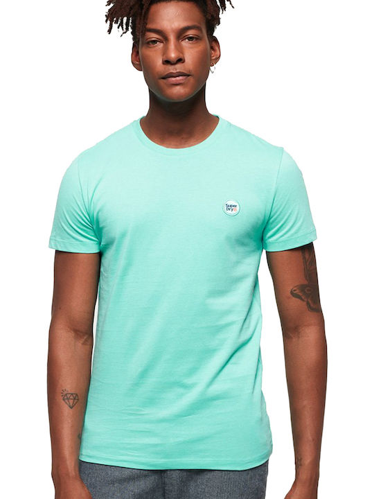 Superdry Collective Ανδρικό T-shirt Seafoam Μονόχρωμο