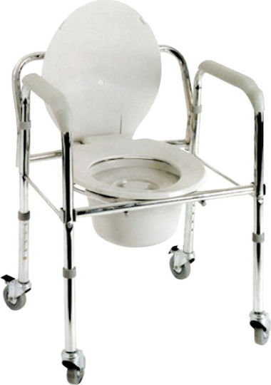 Alfa Care Economy Toilet Chair with Backrest AC-522WB