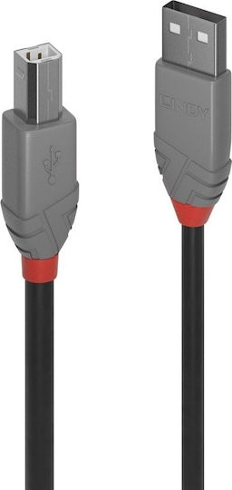 Lindy USB 2.0 Cable USB-A male - USB-B male 2m (36673)