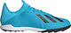 Adidas X 19.3 TF Niedrig Fußballschuhe mit geformten Stollen Bright Cyan / Core Black / Shock Pink