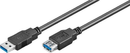 Goobay USB 3.0 Kabel USB-A-Stecker - USB-A-Buchse Schwarz 1.8m 93998