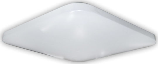Adeleq Τετράγωνο Εξωτερικό LED Panel 18W με Φυσικό Λευκό Φως 4000K 28x28εκ.