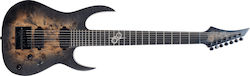 Solar Guitars S1.7 PB ETC Ηλεκτρική Κιθάρα 7χορδη ST Style Poplar Burl Burst