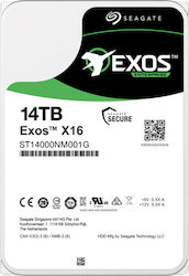 Seagate Exos X16 14TB HDD Hard Disk 3.5" SATA III 7200rpm cu 256MB Cache pentru NAS / Server