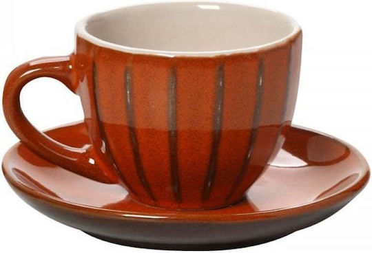 Espiel Magnifico Tasse Espresso aus Porzellan Orange 91ml