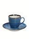 Espiel Terra Cup Espresso Porcelain Blue 90ml