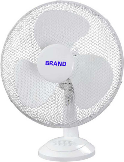 Brand 1132 Tabletop Fan 60W Fan Diameter 40cm White