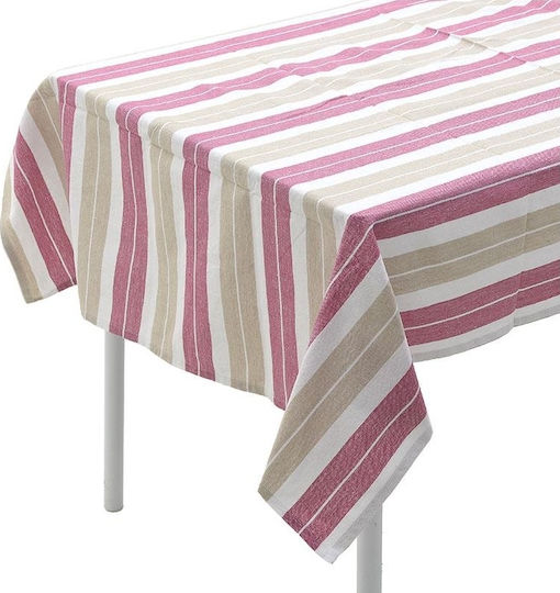 Click Tablecloth Cotton Pink 110x180cm