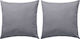 vidaXL Sofa Cushion Gray 2pcs 45x45cm.