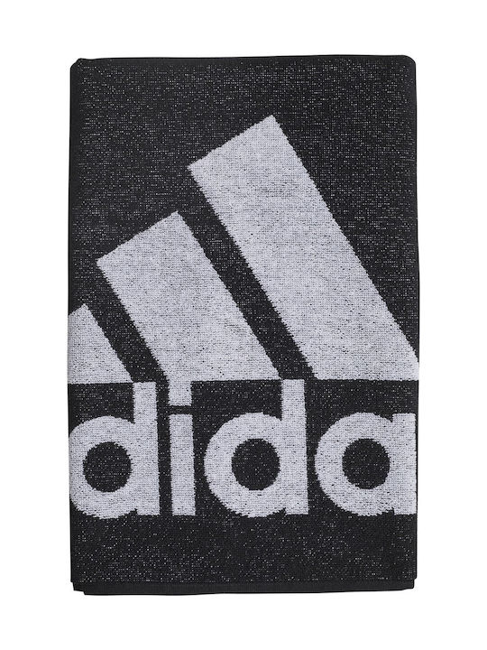 Adidas Towel S Πετσέτα Γυμναστηρίου Μαύρη 100x50cm