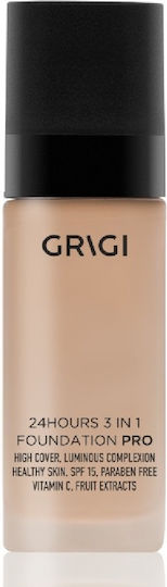 Grigi MakeUp Pro 24H 3 In 1 Foundation 30gr