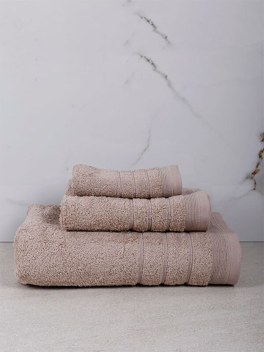 Sunshine Hand Towel Hiburi Medium 30x50cm 11 Beige Weight 500gr/m²