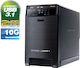Fantec QB-X2U31R Case for 2 Hard Drives 3.5" SATA III with Connection USB 3.1 Type-C